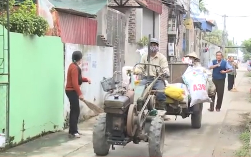 Tiên Lữ: Gần 200 người tham gia các tổ, đội vệ sinh môi trường tự quản