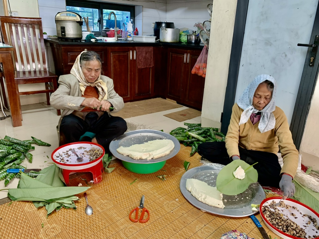 Dẻo, thơm bánh tẻ Hưng Yên ngày Tết